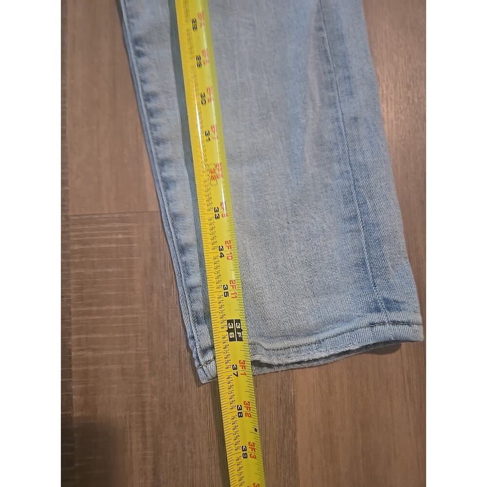 American Eagle Outfitters Skinny Light Blue Distressed Denim Jeans Women - Picture 9 of 16